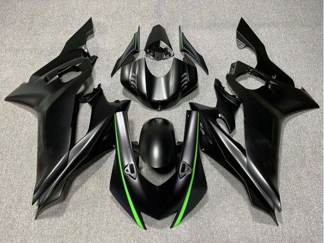 2017-2023 Yamaha YZF R6 Motorcycle Fairings - Matte Black Green