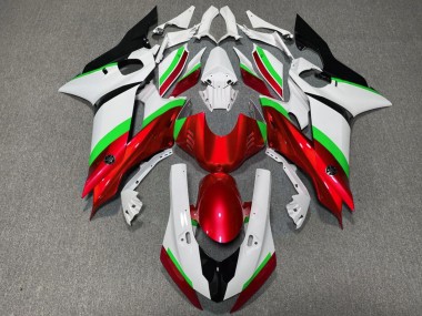 2017-2023 Yamaha YZF R6 Motorcycle Fairings - White Neon Green Red Black