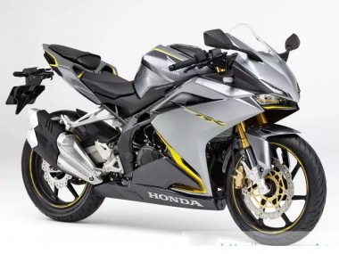 2017-2022 Honda CBR250RR Motorcycle Fairings - Silver Yellow Matte Black