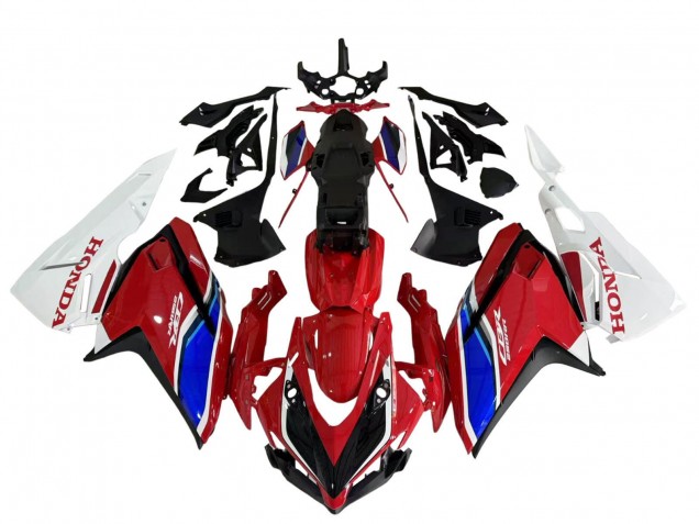 2017-2022 Honda CBR250RR Motorcycle Fairings - Red Blue White
