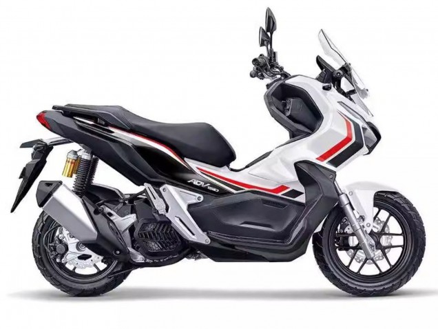 2018-2021 Honda ADV150 Motorcycle Fairings - White Red Black