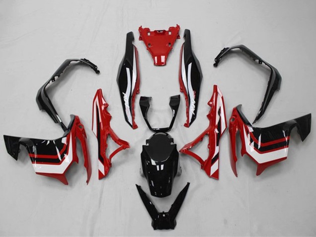 2018-2021 Honda ADV150 Motorcycle Fairings - White Red Glossy Black