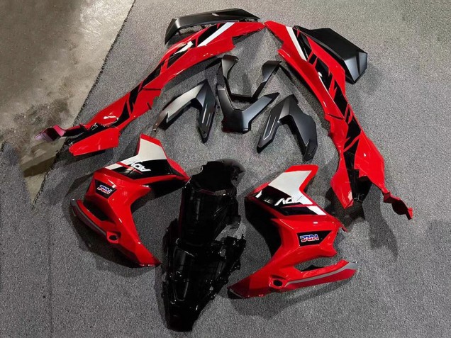 2022-2024 Honda ADV160 Motorcycle Fairings - Red White Glossy Black HRC