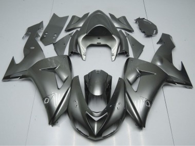 2006-2007 Kawasaki ZX10R Motorcycle Fairings - Glossy Grey