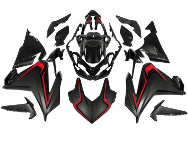2022-2023 Honda CBR500R Motorcycle Fairing - Matte Black Red