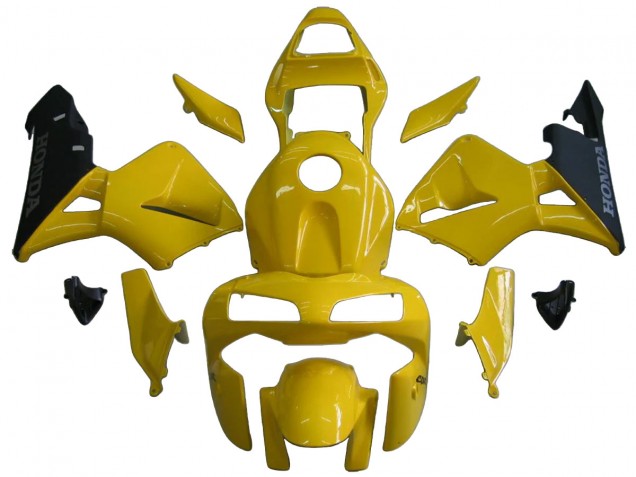 2003-2004 Honda CBR600RR Motorcycle Fairings - Yellow Black