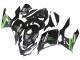 2018-2024 Kawasaki EX400 Motorcycle Fairings - Matte Black Green Monster Showr Snow
