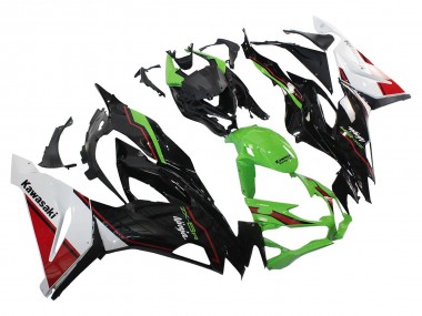 2019-2022 Kawasaki ZX6R Motorcycle Fairings - Green Glossy Black White Red