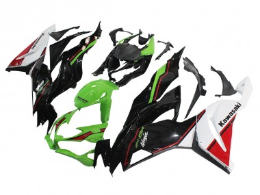 2019-2022 Kawasaki ZX6R Motorcycle Fairings - Green Glossy Black White Red