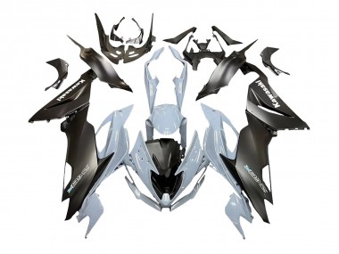 2019-2022 Kawasaki ZX6R Motorcycle Fairings - Grey Matte Black