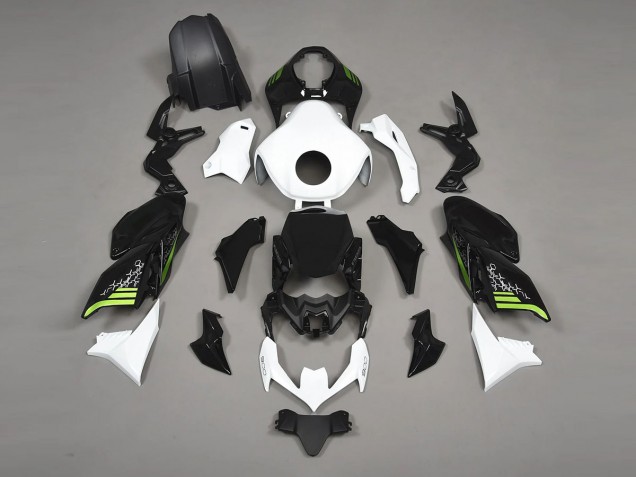 2020-2024 Kawasaki Z900 Motorcycle Fairings - Black White