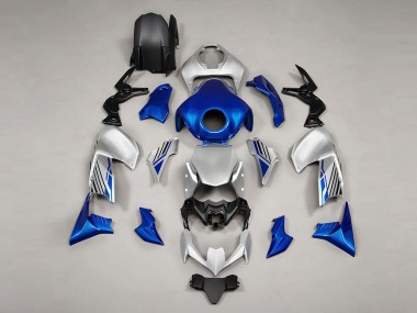 2020-2024 Kawasaki Z900 Motorcycle Fairings - Blue Silver