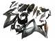 2006-2007 Suzuki GSXR 600/750 Motorcycle Fairings - Glossy Black Matte Black