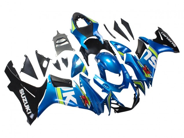 2011-2024 Suzuki GSXR 600/750 Motorcycle Fairings - Blue White Green Black