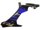 2015-2019 Yamaha YZF R1 Motorcycle Fairings - Blue Gold Black