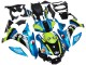 2015-2019 Yamaha YZF R1 Motorcycle Fairings - Blue Green Black Shark