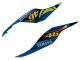 2015-2019 Yamaha YZF R1 Motorcycle Fairings - Blue Green Black Shark