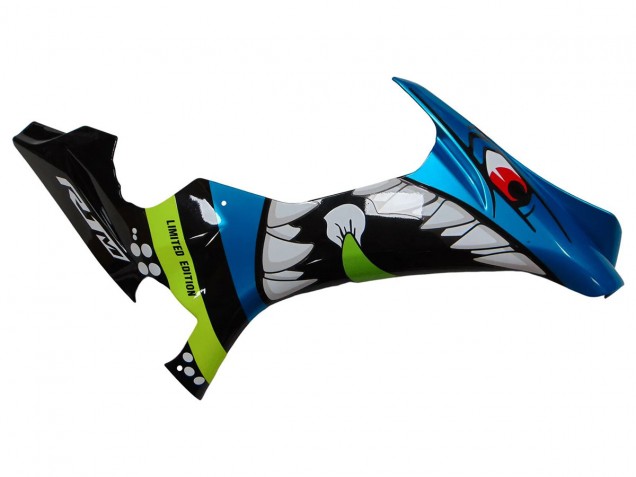 2015-2019 Yamaha YZF R1 Motorcycle Fairings - Blue Green Black Shark