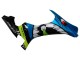 2015-2019 Yamaha YZF R1 Motorcycle Fairings - Blue Green Black Shark