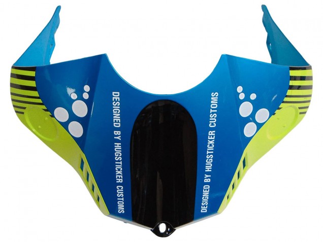 2015-2019 Yamaha YZF R1 Motorcycle Fairings - Blue Green Black Shark