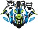 2015-2019 Yamaha YZF R1 Motorcycle Fairings - Blue Green Black Shark