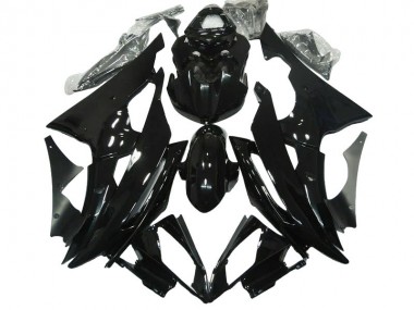 2008-2016 Yamaha YZF R6 Motorcycle Fairings - Glossy Black
