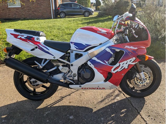 1994-1995 Honda CBR900RR 893 Motorcycle Fairings - Red Blue White