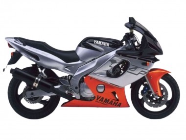 1996-2007 Yamaha YZF600R Thundercat Motorcycle Fairings - Grey Orange Black