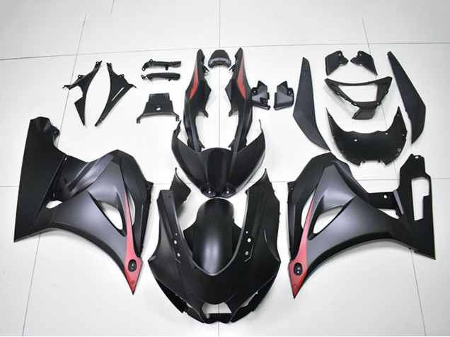 2017-2025 Suzuki GSXR 1000 Motorcycle Fairings - Matte Black Red