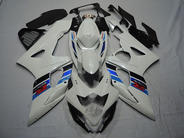 2007-2008 Suzuki GSXR 1000 Motorcycle Fairing Kits - White Blue Red
