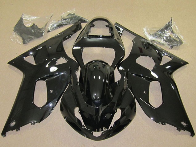 2001-2003 Suzuki GSXR 600 Motorcycle Fairings - Glossy Black