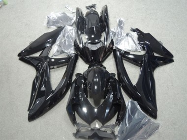 2008-2010 Suzuki GSXR 600 Motorcycle Fairings - Glossy Black