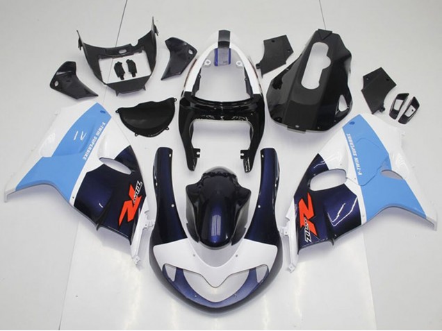 1998-2003 Suzuki TL1000R Motorcycle Fairings - White Light Blue Black