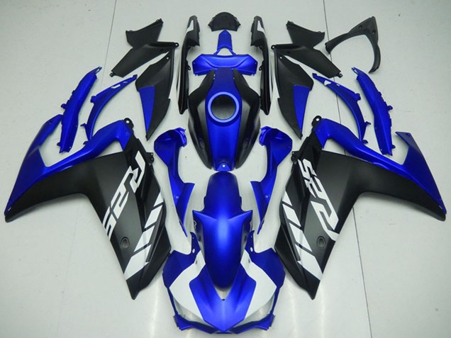 2015-2018 Yamaha YZF R3 Motorcycle Fairings - Blue Matte Black