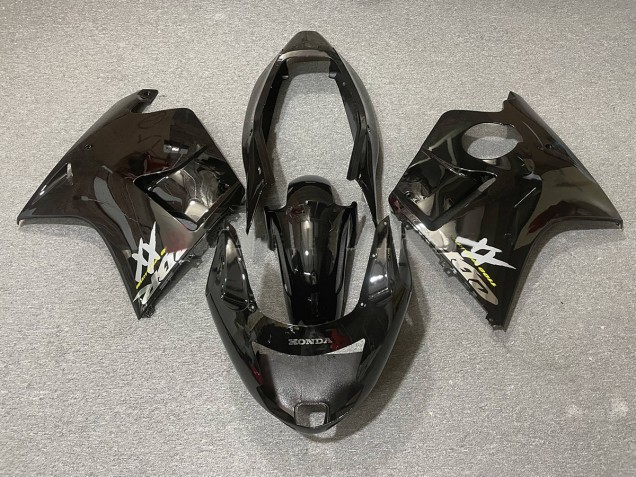 1996-2007 Black and Silver Honda CBR1100XX Motorcycle Fairings