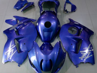 1997-2007 Gloss Blue & Silver Logo Suzuki GSXR 1300 Hayabusa Motorcycle Fairings