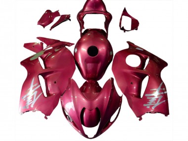 1997-2007 Gloss Red & Silver Logo Suzuki GSXR 1300 Hayabusa Motorcycle Fairings