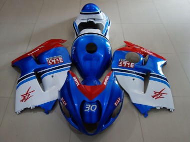 1997-2007 Ocean Blue & Logos Suzuki GSXR 1300 Hayabusa Motorcycle Fairings