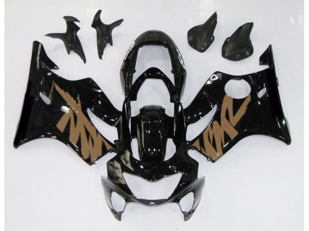 1999-2000 Gloss Black & Brown Honda CBR600 F4 Motorcycle Fairings
