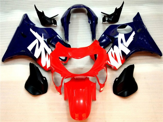1999-2000 Gloss Red and Blue Honda CBR600 F4 Motorcycle Fairings