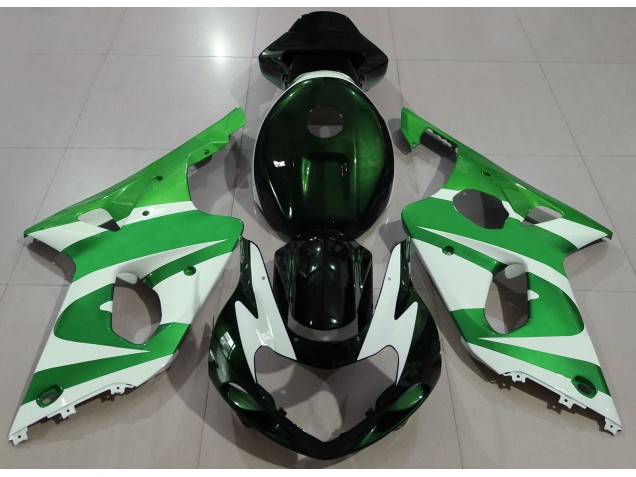 2000-2002 Deep Green Suzuki GSXR 1000 Motorcycle Fairings