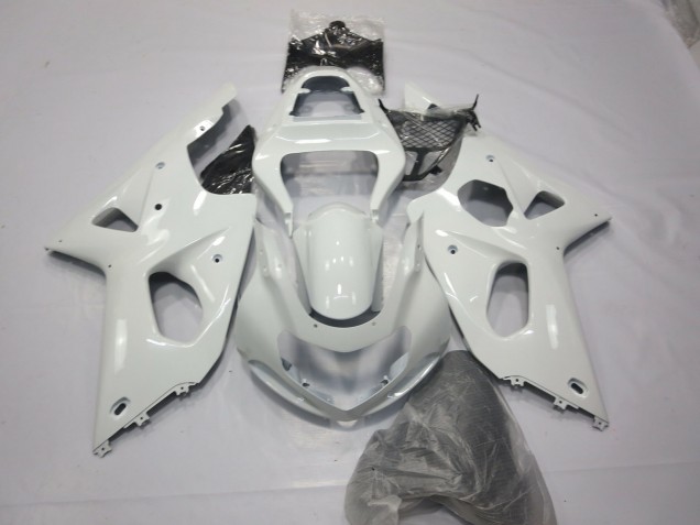 2000-2002 Gloss White Suzuki GSXR 1000 Motorcycle Fairings