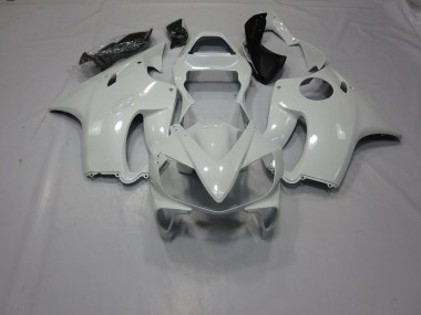 2001-2003 Pearl White Honda CBR600 F4i Motorcycle Fairings
