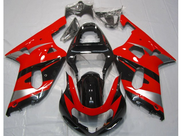 2001-2003 Red OEM Style Suzuki GSXR 600-750 Motorcycle Fairings