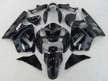 2002-2005 Black Warrior Kawasaki ZX12R Motorcycle Fairings