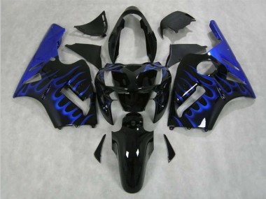 2002-2005 Blue Flame Kawasaki ZX12R Motorcycle Fairings