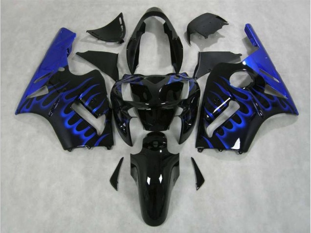 2002-2005 Blue Flame Kawasaki ZX12R Motorcycle Fairings
