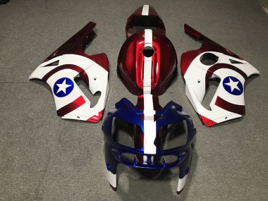 2002-2005 Captain America Kawasaki ZX12R Motorcycle Fairings