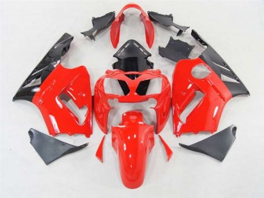 2002-2005 Gloss Red Kawasaki ZX12R Motorcycle Fairings