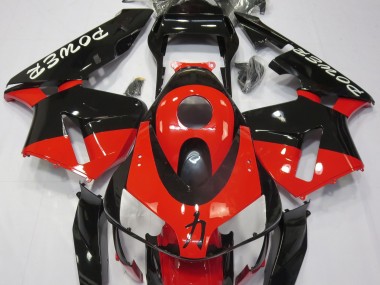 2003-2004 Gloss Red Power Honda CBR600RR Motorcycle Fairings
